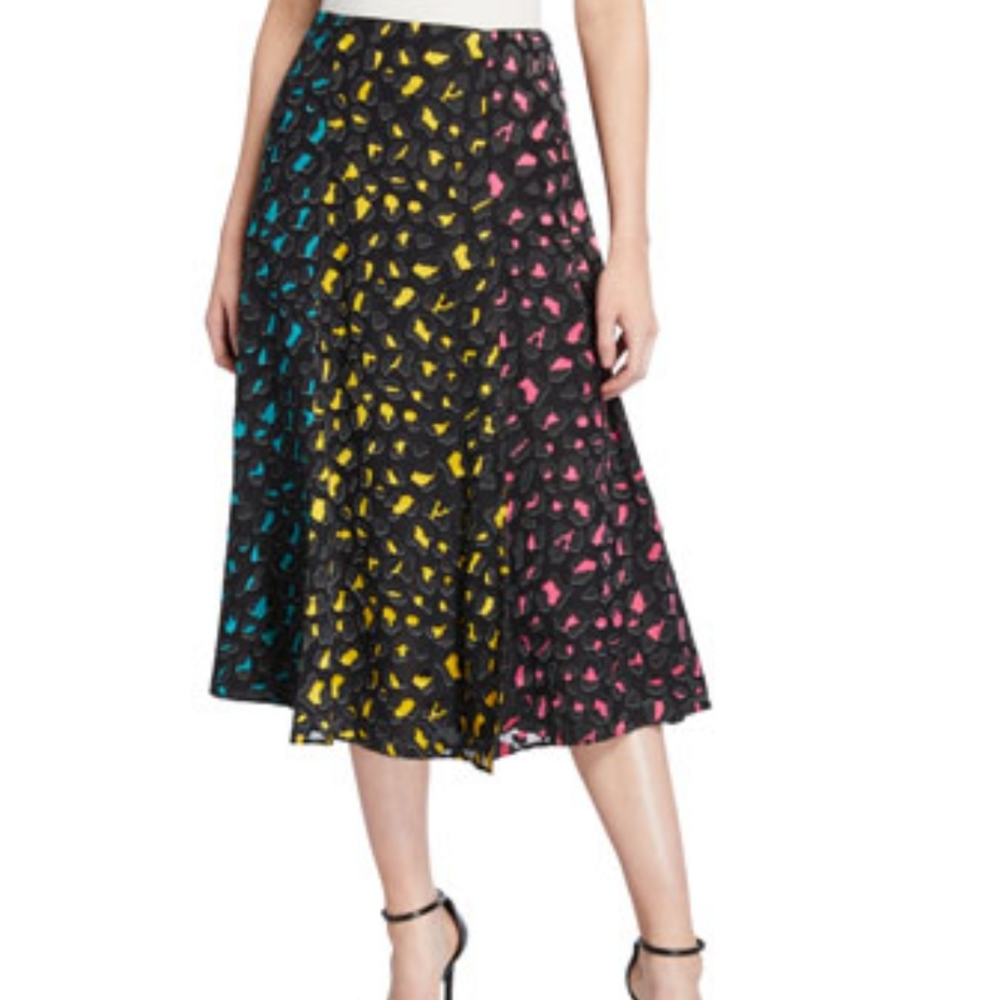 Alice + Olivia Multicolor Patterned Skirt